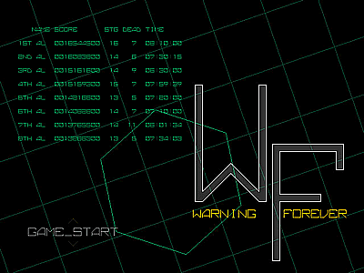 Warning Forever Title Screen